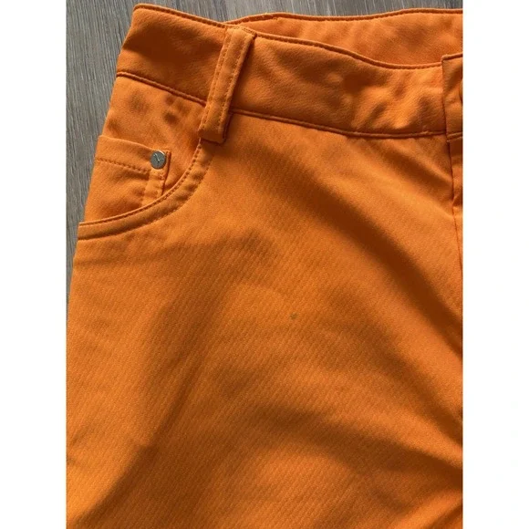 Puma‎ RICKIE FOWLER Orange Boys Golf Pants Size Large - Picture 3 of 8